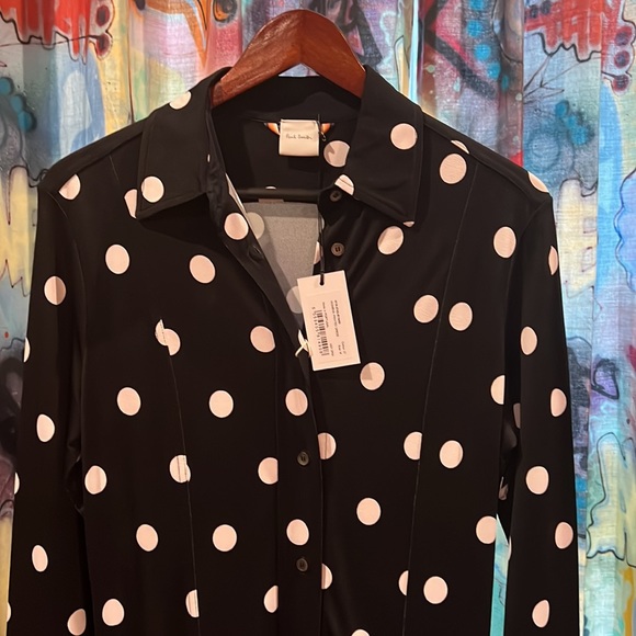NWT Paul Smith black and white polka dot dress - Picture 2 of 8